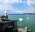 Zürichsee, von der Villa Seerose aus