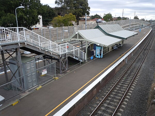 Southbound view in June 2011