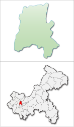 Distretto di Shapingba – Mappa