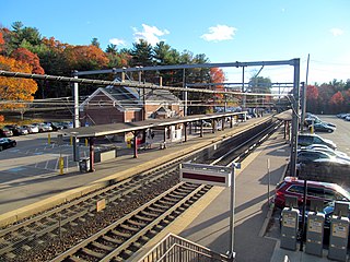 <span class="mw-page-title-main">Sharon station</span> Commuter rail station in Sharon, MA