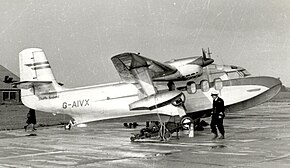 ショート シーランドのデモ機 G-AIVX、1953年7月25日 英海軍航空隊 ストレットン基地にて