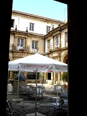 Sidewalk cafe in Portugal