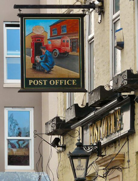 File:Sign of the Post Office - geograph.org.uk - 1846741.jpg