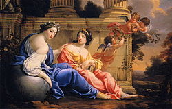 The Muses Urania and Calliope by Simon Vouet (c. 1634).