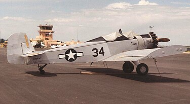 Early Snow S-2A open-cockpit ex-crop sprayer of 1959 at Santa Fe, New Mexico, in 1997 Snow S-2A N4983C Santa Fe NM 19.06.97R.jpg