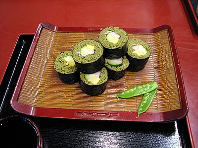 Cha-Soba maki-sushi