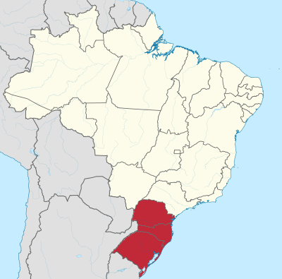 South Region in Brazil.svg