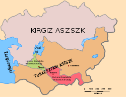 Közép-Ázsia 1922-ben.