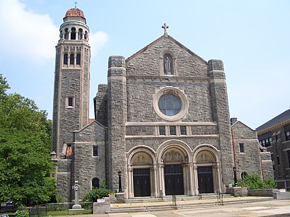 How to get to St. Cyprian Roman Catholic Church with public transit - About the place