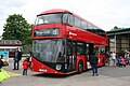 14:42 displaying blinds for route 15 to Trafalgar Square