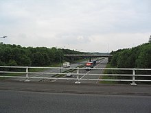 A15/M180/A180 Barnetby Top Interchange Start of the M180 - geograph.org.uk - 849005.jpg