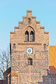 3385) Pignon en escalier de l'église Saint-Jean, Odense, Danemark. , 8 avril 2016