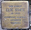 Stolperstein Duisburger Str 1 (Wilmd) Else Noher.jpg