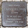 Stolperstein für Heinrich Guldmann