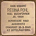 Stolperstein für Regina Pohl (Kleinmachnow).jpg