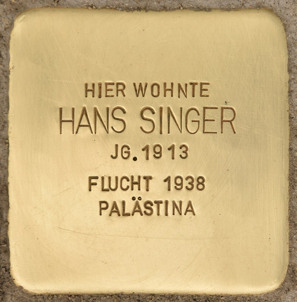 Stolperstein für Hans Singer (Wolfsberg).jpg