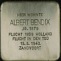 Stolperstein für Albert Bendix (Hültzstraße 24)