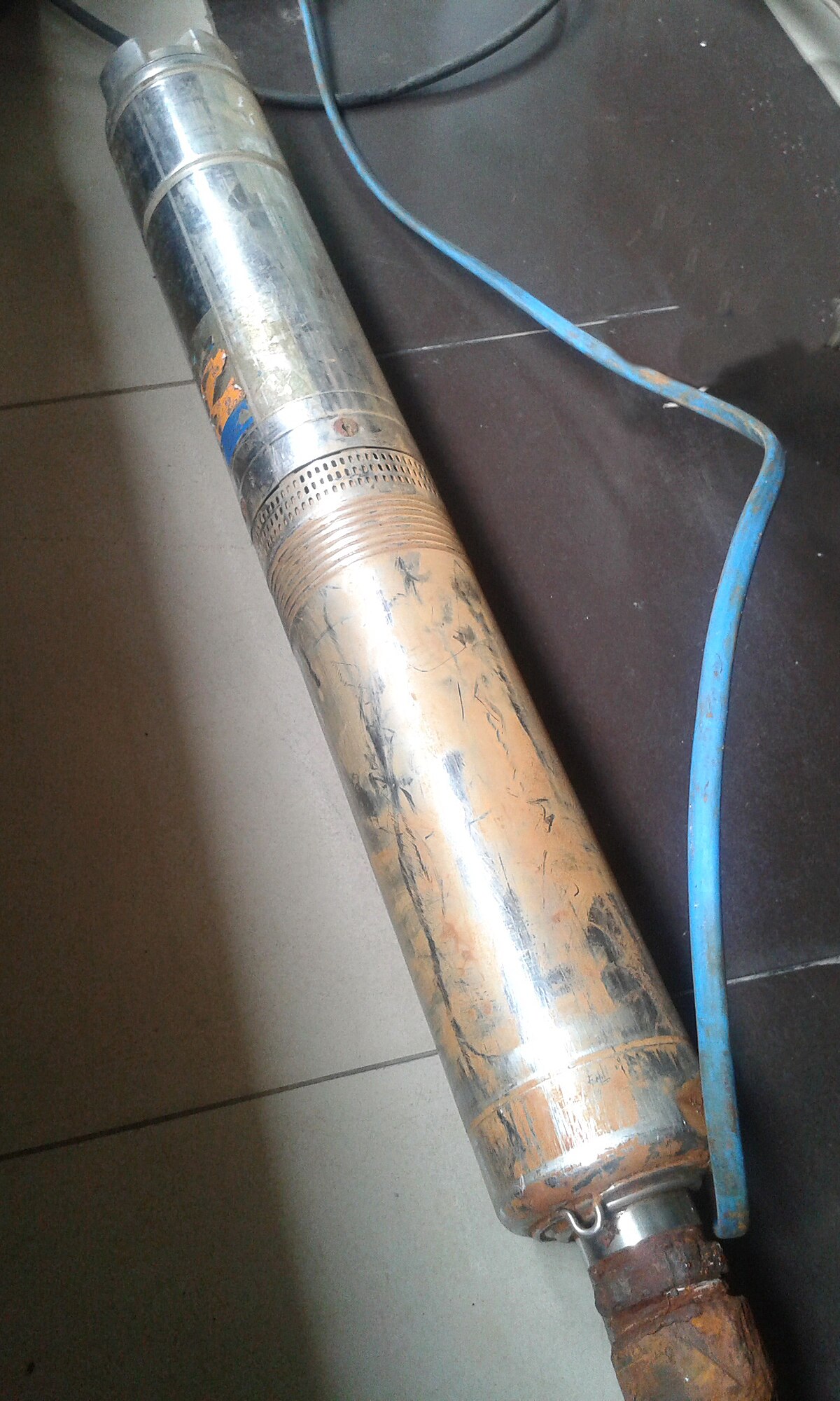 submersible pump installation