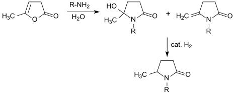 File:Synthese von 5-Methyl-N-alkyl-pyrrolidonen.svg