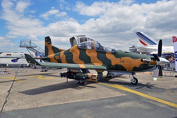 Hürkuş-C in the 2017 Paris Air Show