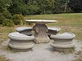 * Nomination Table and chairs in park in Vrchotovy Janovice.jpg.--Adámoz 15:10, 28 July 2018 (UTC) * Decline  Oppose Lack of detail, posterization. Not a QI for me. --Basotxerri 07:21, 4 August 2018 (UTC)
