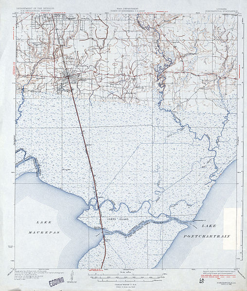 File:Tangipahoa Parish Louisiana Map 1935 Ponchatoula Pass Manchac.jpg