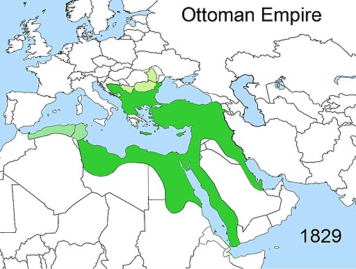 Territorial changes of the Ottoman Empire 1829