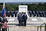 Thumbnail for File:The Commander of the Slovak Air Force Maj. Gen. Róbert Tóth Participates in an Air Force Full Honors Wreath-Laying Ceremony at the Tomb of the Unknown Soldier 11 June 2024 - 19.jpg