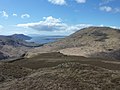 Blick vom Druim Righeanaich, dem Westgrat des Meall Buidhe, auf Loch Nevis