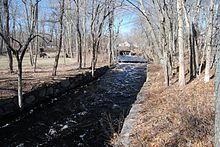 Town River near Bridgewater Iron Works historic site