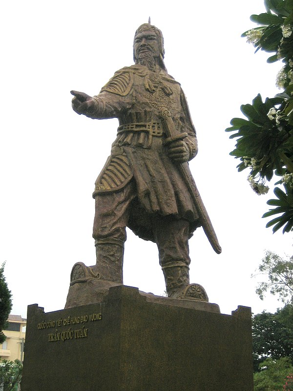 Statue of noble admiral Trần Quốc Tuấn