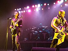 Trivium performing in February of 2012