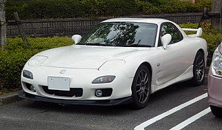 Mazda RX-7 Series of rotary powered sports cars manufactured by Japanese automobile manufacturer Mazda from 1978–2002 as a successor to the RX-4