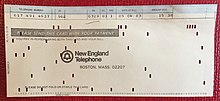 Punched card phone bill with interpreted data Turnaround card.agr.jpg