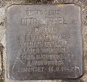 Stolperstein für Otto Michel