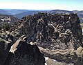 West (lower) peak of Twin Peaks seen from the east summit