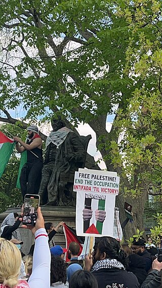 <span class="mw-page-title-main">2024 University of Pennsylvania pro-Palestine campus encampment</span> Protest at the University of Pennsylvania