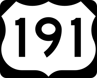 <span class="mw-page-title-main">U.S. Route 191 in Utah</span> Section of U.S. Highway in Utah, United States