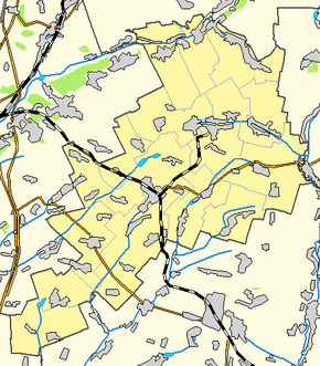 Слобожанське. Карта розташування: Кегичівський район