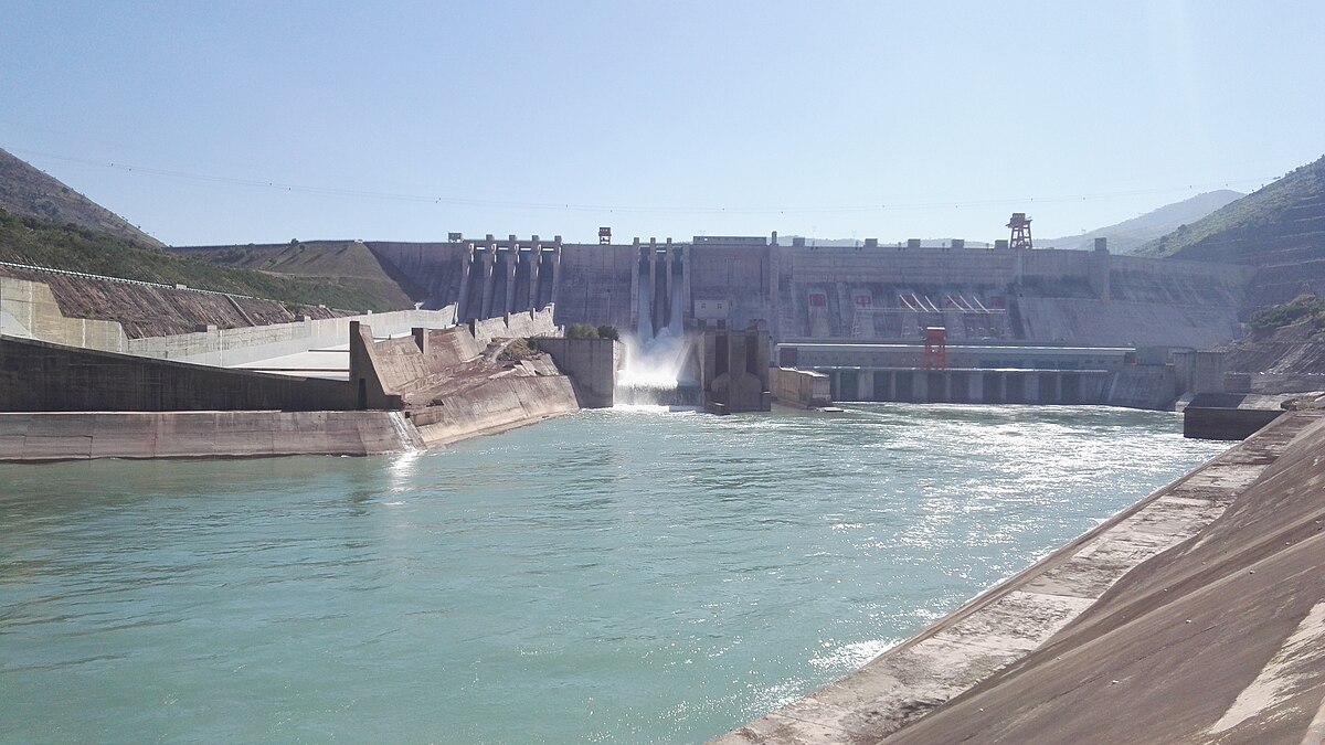 Плотина Сянцзяба. Дамба Сычуань. Дамба под изюмом. Guanyinyan dam.