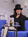 * Nomination Uschi Obermaier presenting her autobiography on the blue sofa at the 2013 Frankfurt Book Fair --Martin Kraft 23:51, 4 November 2013 (UTC) * Decline Extremely unfortunate shot. --Smial 13:43, 5 November 2013 (UTC)