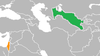 نقشهٔ موقعیت ازبکستان و اسرائیل.
