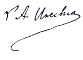 signature de Vasile Urechia Alexandrescu