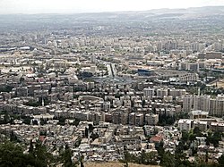ダマスカス市の眺め