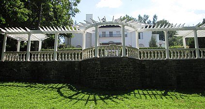 Villa Lewaro, Vertner Tandy arkitektu beltzak egina