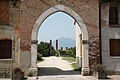 Only columns exists of the villa Palladio concieved on behalf of Iseppo Porto: