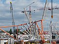 Phase de la construciton de Stade Pierre Maurois