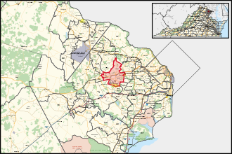 District map Virginia's 11th House of Delegates district (since 2024).svg