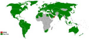Umman'ın vize politikası için küçük resim