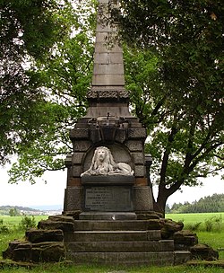 Monument to the fallen in the battle of Nachod